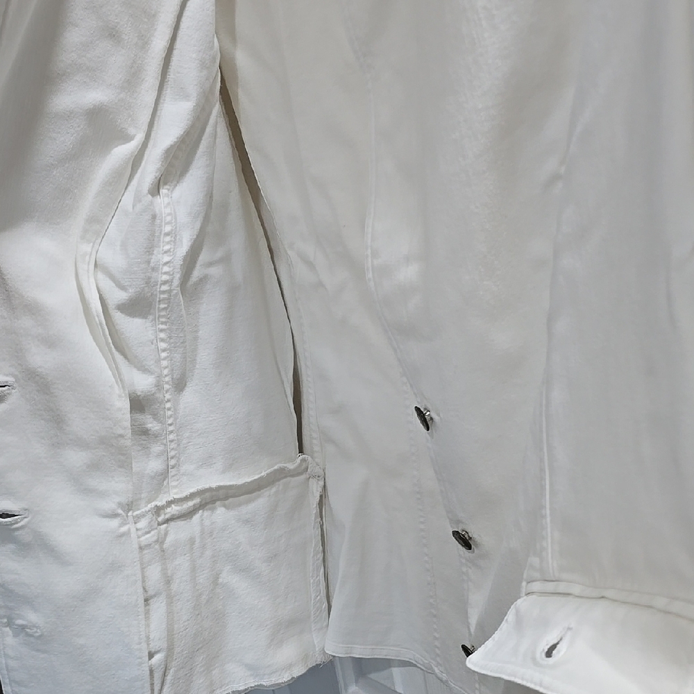 White Button-Up Jacket - Picture 8 of 11